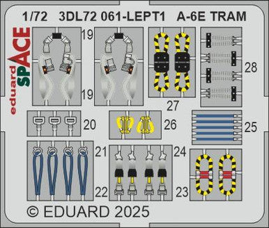 Eduard 3DL72061 1/72 A-6E TRAM SPACE SPACE for TRUMPETER Kit