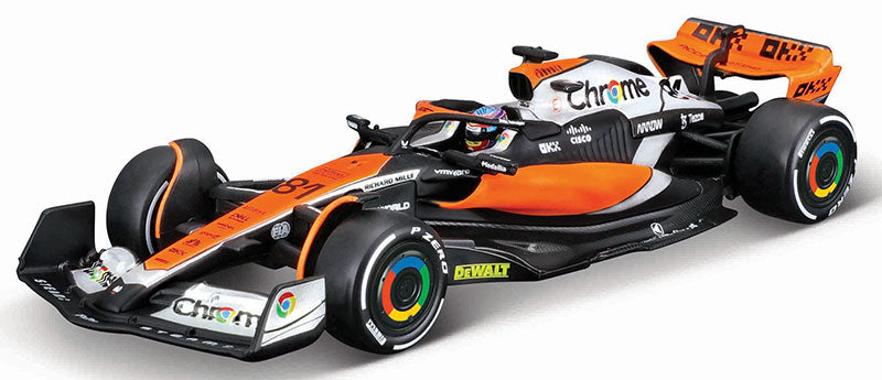 Bburago 38088-NO81 1/43 Scale 2023 Mclaren Racing #81