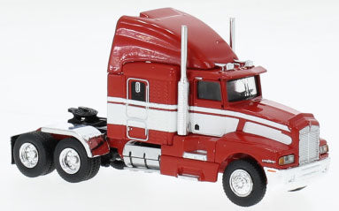 Brekina 85926 1/87 1984 Kenworth T-600 Red Diecast Tractor