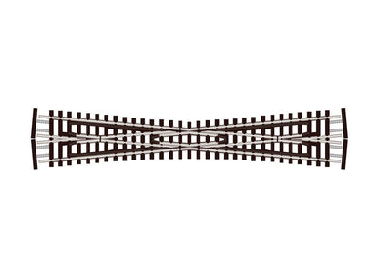 Peco SL-394F N Scale Long Crossing, Code 55, Insulfrog