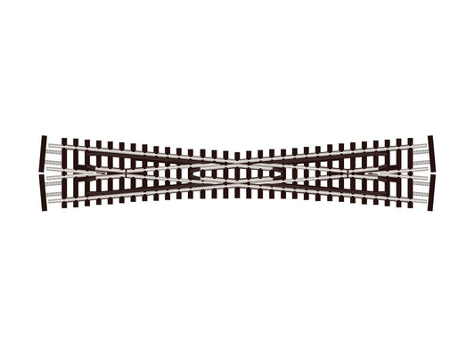 Peco SL-394F N Scale Long Crossing, Code 55, Insulfrog