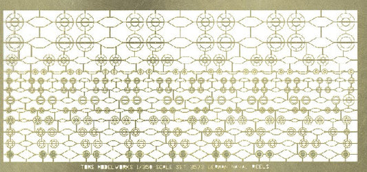 Toms Modelworks 3573 1/350 German Reels Detail Set