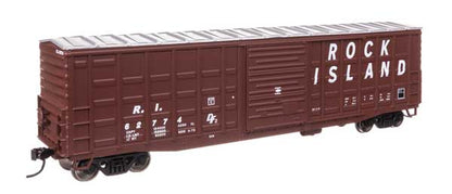 Walthers Mainline 910-46718 HO Scale 50' Waffle Boxcar RTR Rock Island #62774