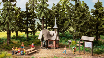 Noch 65617 HO Scale Hiking to the Witch's House Scenery Set