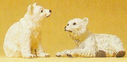 Preiser 47523 1/25 Scale Wild Animal Figures, 1/24 - 1/25 Scale Polar