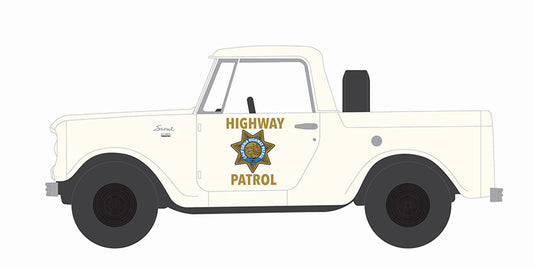 Greenlight 43040-B 1/64 Scale California Highway Patrol - 1964 Harvester Scout Half