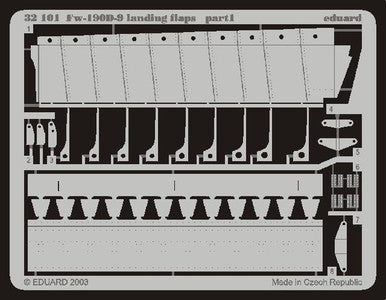Eduard 32101 1/32 Landing Flaps for HSG Photo Etch Detail Set