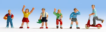 Noch 15815 HO Scale Children -- pkg(6)
