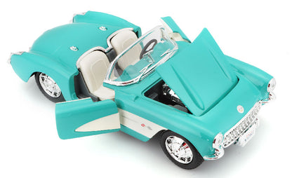 Maisto 31275T 1/24 1957 Chevrolet Corvette, Turquoise