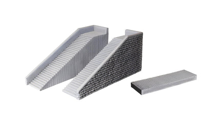 Noch 58303 HO Scale Hard Foam Stair Set, Left, Right & Straight