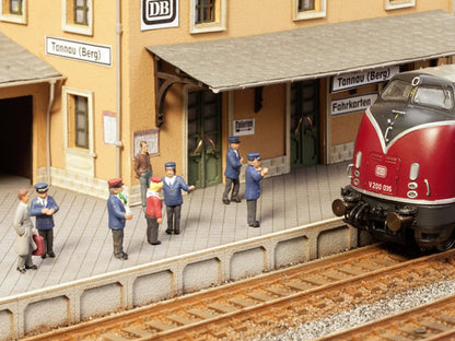 Noch 12800 HO Scale German Train Arrival Sounds & 6 Railroad Employees