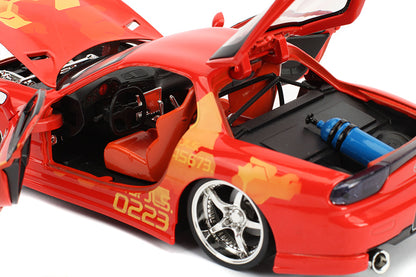 Jada Toys 30747 1/24 Orange Julius's Mazda RX-7, F&F 2009
