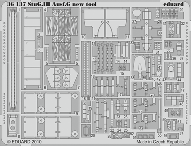Eduard 36137 1/35 StuG.III Ausf.G New Tool Photo Etched Set for