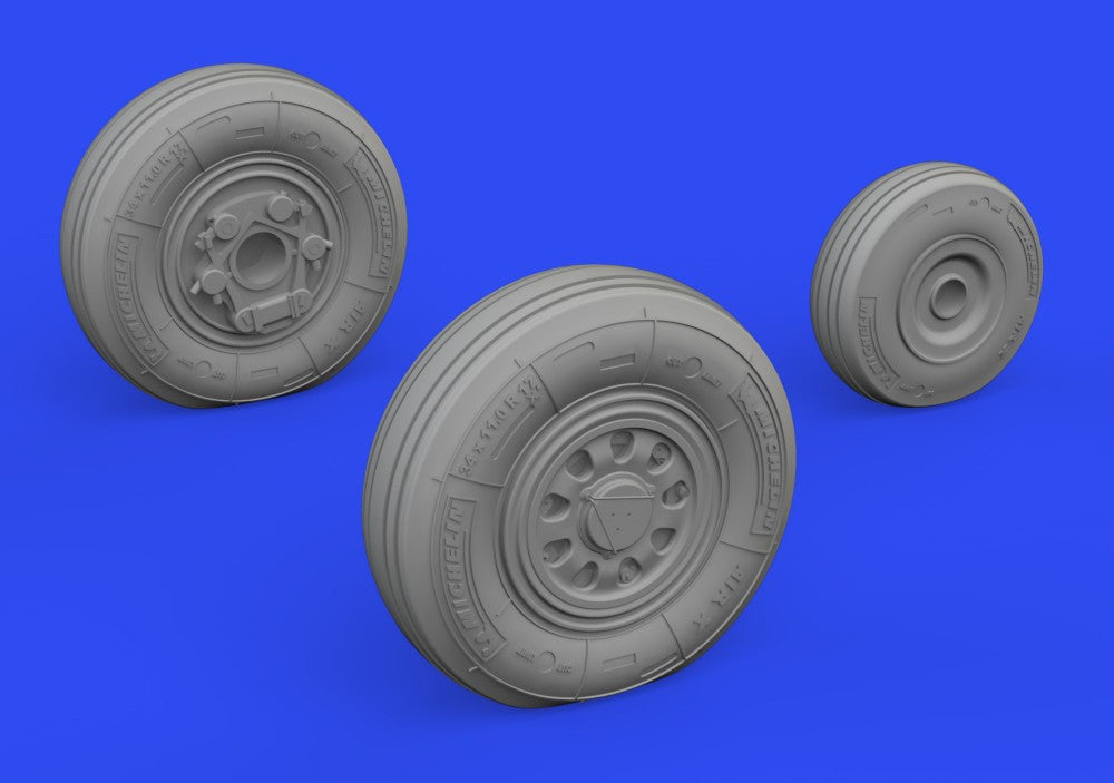 Eduard 648819 1/48 Aircraft- F35B Wheels for ITA (Mask & Resin)