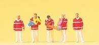 Preiser 79196 N Scale Working People Paramedics pkg(4)