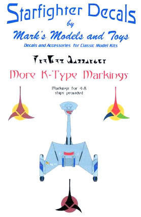 Starfighter Decals 28 - Star Trek - More K-Type Starship Markings