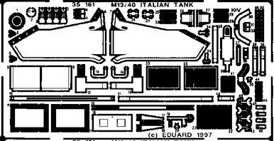 Eduard 35161 1/35 M13/40 for TAM Photo Etch Detail Set