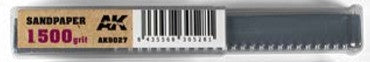 AK Interactive 9027 Wet Sandpaper Strips 1500 Grit (50)