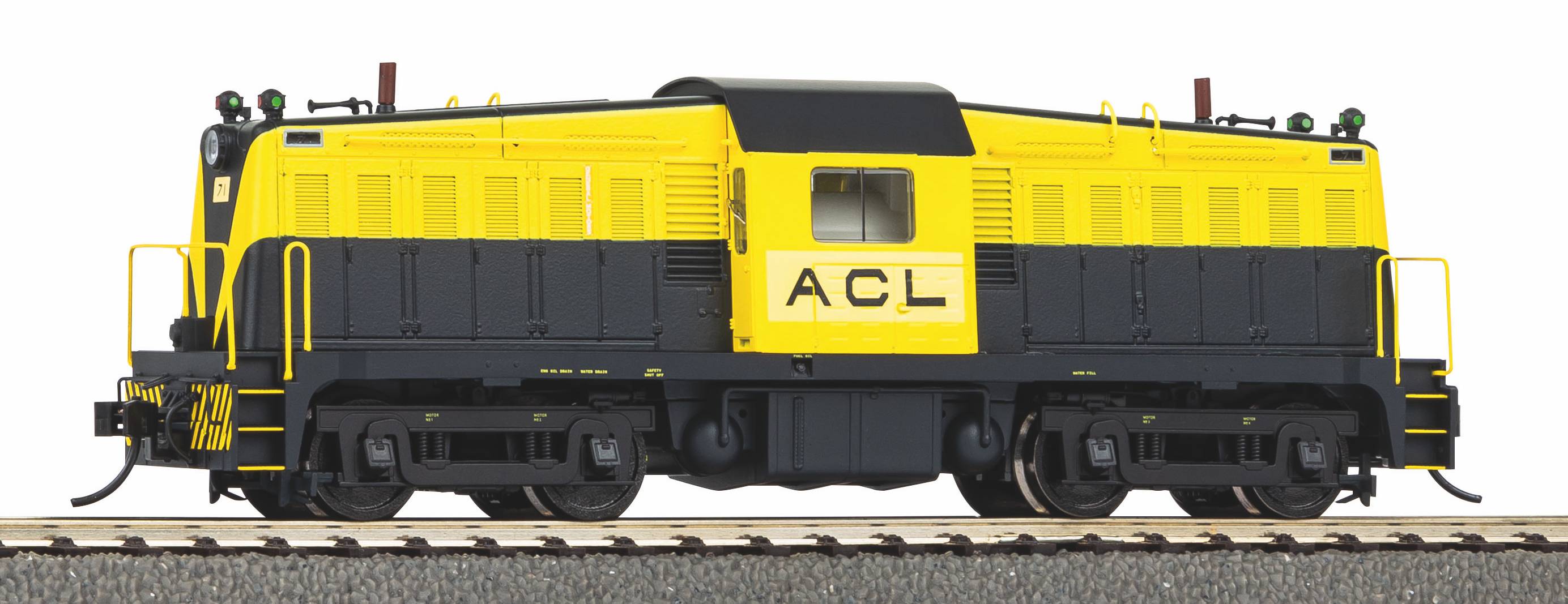 Piko 52938 HO Scale ACL Whitcomb 65-Ton Diesel 71, Sound