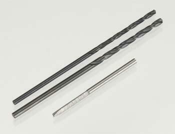 Kadee 780 All Scale Tap & Drill Set -- 0-80 Tap, #52 & 55 Drills