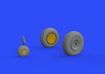 Eduard 648484 1/48 P-47D Wheels for Tamiya (PE Mask & Resin)