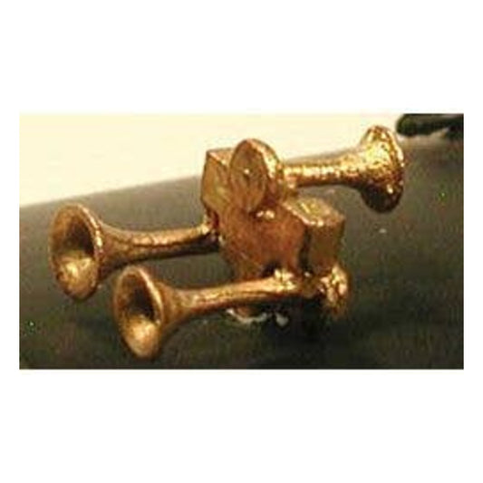 Cal Scale 190-641 HO Nathan P3 P3UR3 3-Chime Air Horn, Brass