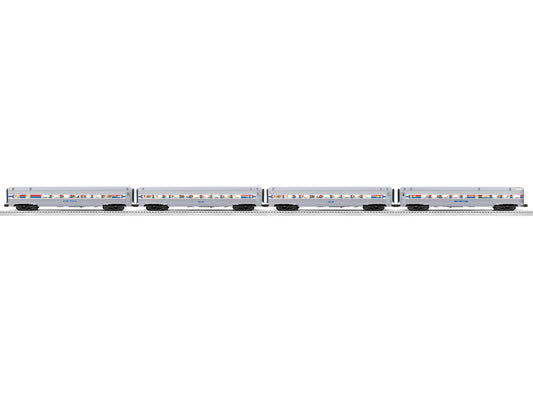 Lionel 6-2527160 O Gauge Amtrak 18" Aluminum 4 Pack Phase I