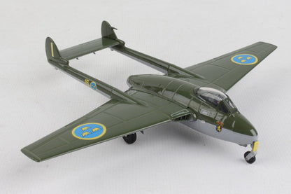 Herpa Wings 1/72 HE580625 Herpa Royal Swedish Air Force Dh Vampire J28B 1/72