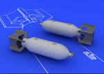 Eduard 648086 1/48 US 250lb Bombs (2) (PE & Resin)