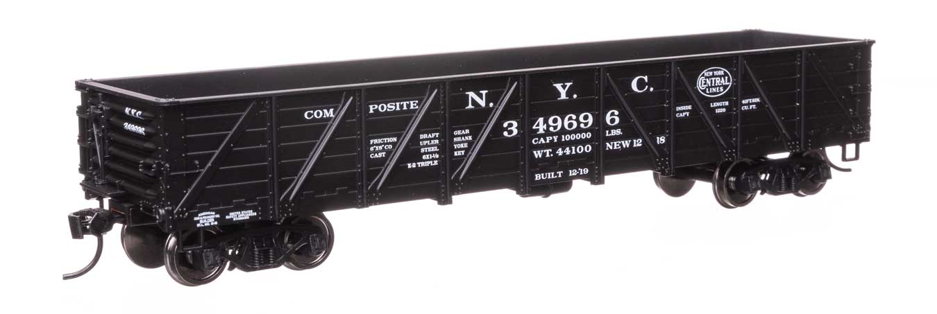 Walthers Mainline 56113 HO Scale 40' 50-Ton Drop Bottom Gondola - Ready to Run -
