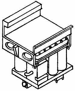 Details West AF-308 HO Scale Air Dryer Filter - Cylinder/Box Style