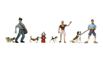 Woodland Scenics A1827 HO Scale People & Pets
