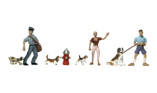 Woodland Scenics A1827 HO Scale People & Pets