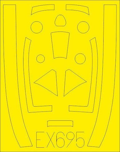 Eduard EX695 1/48 Mask Tempest Mk. V for EDU Canopy Mask Set
