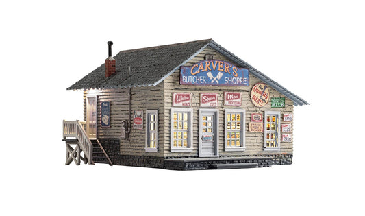 Woodland Scenics BR4958 N Scale Carver's Butcher Shoppe
