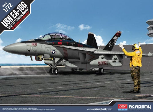 Academy 12560 1/72 EA18G VAQ141 Shadow Hawks USN Fighter