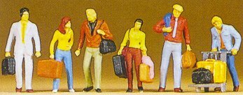 Preiser 10115 HO Scale Passengers Standing