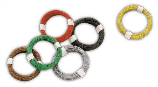 Busch 5790 All Scale Micro Wire/Cable, Red 0.25mm 10m