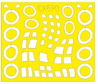 Eduard CX590 1/72 Mask Aircraft- C130H for ZVE