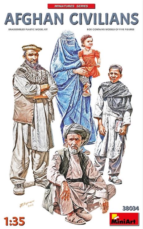 Miniart Models 38034 1/35 Afghan Civilians (5)