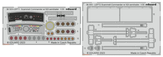 Eduard 36503 1/35 Armor- Scammel Commander w/62t Semi-Trailer for HBO (Painted)