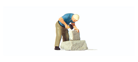 Preiser 28239 HO Scale Stone Mason Figure