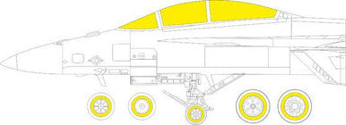Eduard EX855 1/48 Mask EA-18G TFace Canopy Mask Set for Hobby Boss
