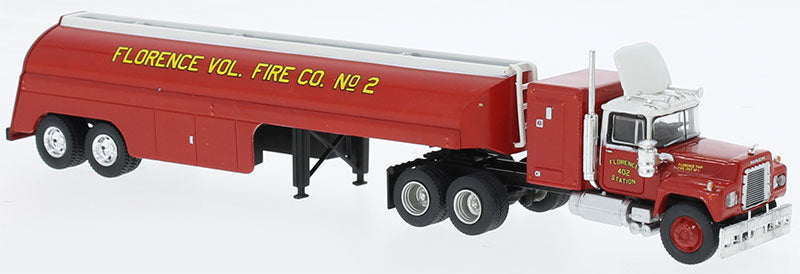 Brekina 85812 1/87 Florence Fire 1966 Mack RS700 Diecast
