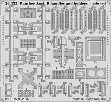 Eduard 36332 1/35 Panther Ausf. D Handles and Holders