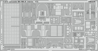 Eduard 73673 1/72 Lancaster Mk. I/III Interior for RMG (Pre-Painted)