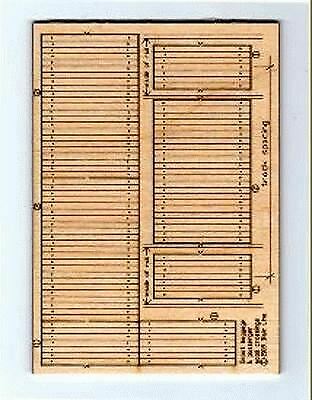 Blair Line 123 HO Scale Wood Depot Baggage Cart Crossing, Laser Cut Wood Kit (3)