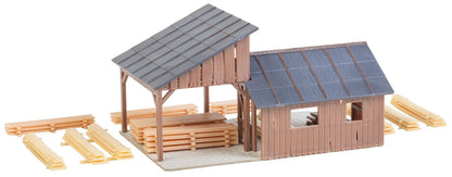 Faller 180498 HO Scale Timber Storage Sheds Model Kit