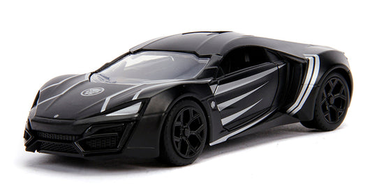Jada Toys 30302 Scale Lykan Hypersport - Black Panther Theme Hollywood Rides