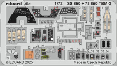 Eduard SS850 1/72 TBM-3 Zoom Set